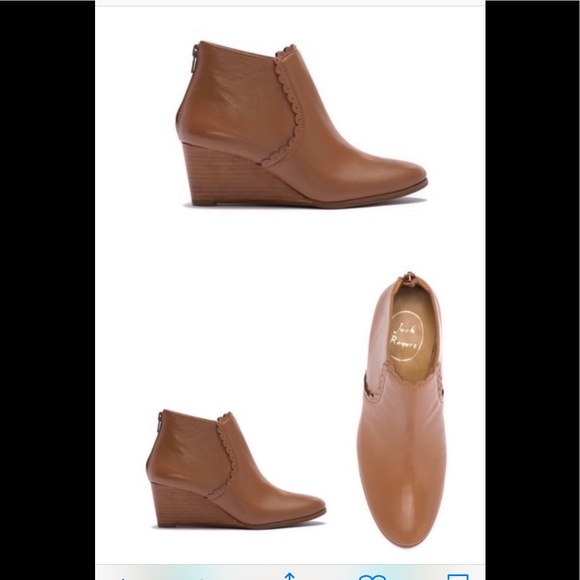 NWOB Jack Rogers Tan Emery Booties - Picture 2 of 11